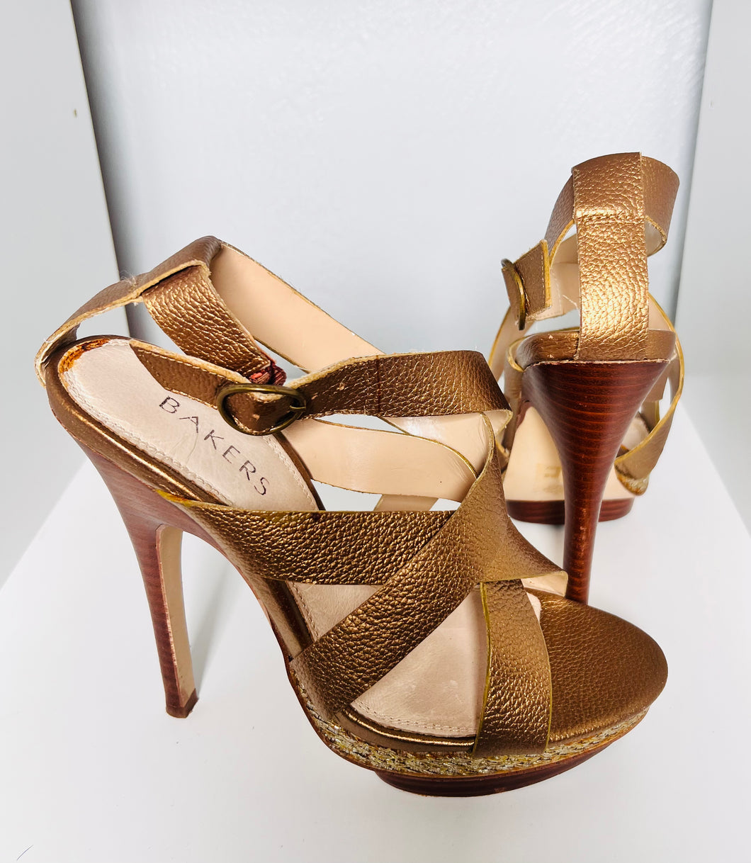 Gold Stilettos Heals by Baker